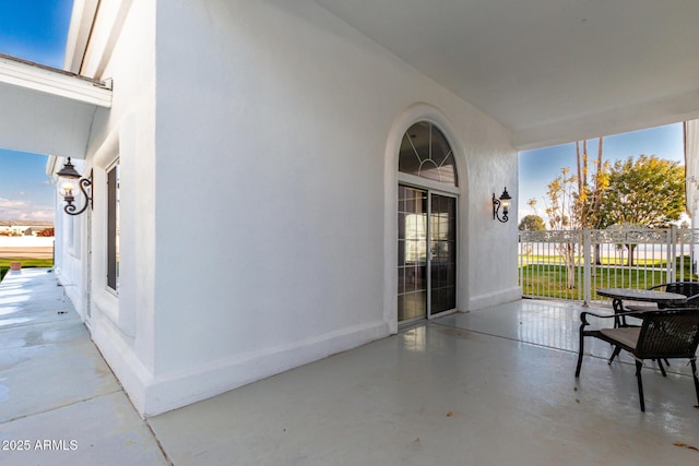 view of patio