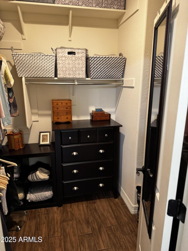 10704 E Twister Ave, Mesa, AZ 85212 - spacious closet with dark wood-style floors