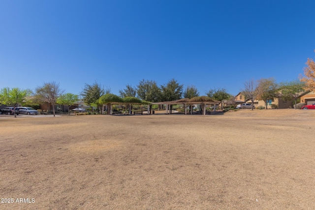 view of home's community with a gazebo