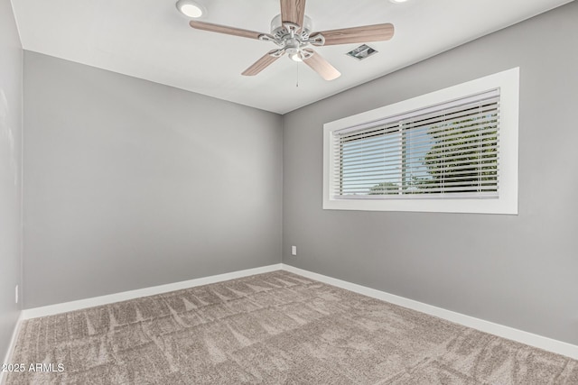 18 E Hermosa Dr Unit 18, Tempe, AZ 85282 - spare room with carpet and a ceiling fan
