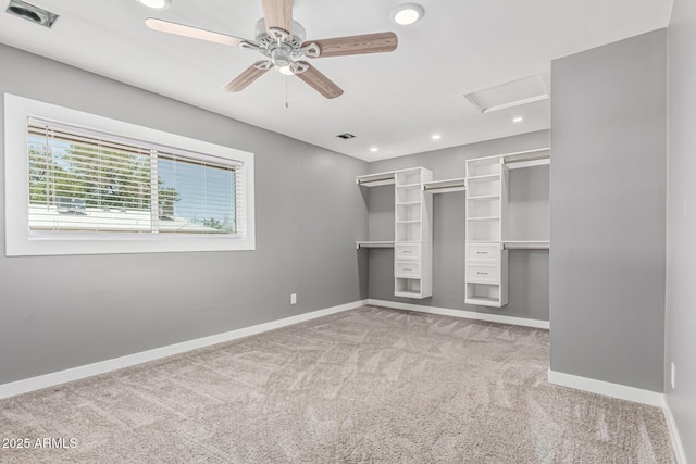 18 E Hermosa Dr Unit 18, Tempe, AZ 85282 - unfurnished bedroom with carpet floors, attic access, and recessed lighting