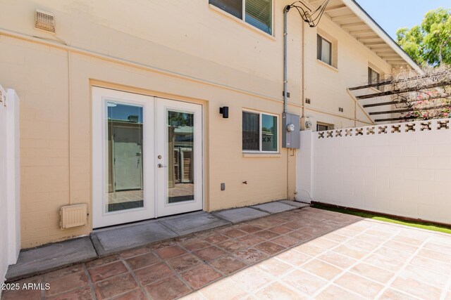 18 E Hermosa Dr Unit 18, Tempe, AZ 85282 - view of patio / terrace with french doors