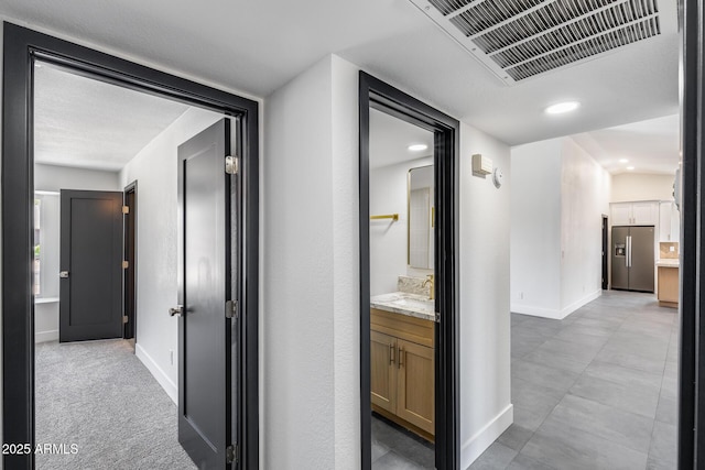 3011 E John Cabot Dr, Phoenix, AZ 85032 - corridor with baseboards and recessed lighting