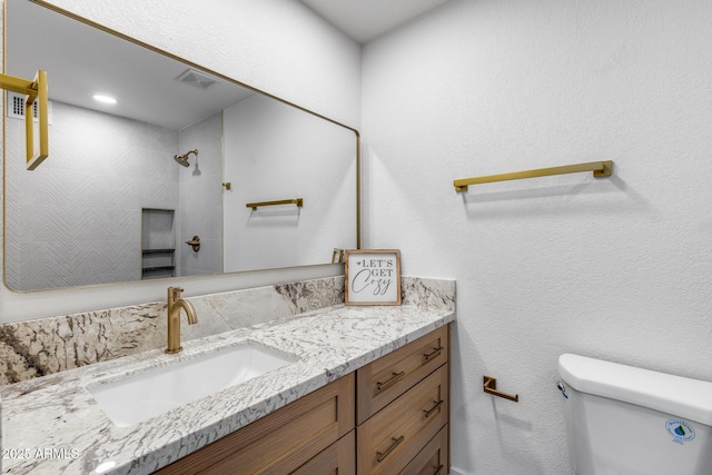 3011 E John Cabot Dr, Phoenix, AZ 85032 - full bath with vanity, toilet, and a shower