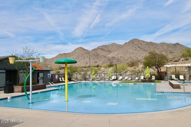 2364 N 212th Ave, Buckeye, AZ 85396 - community pool with a mountain view