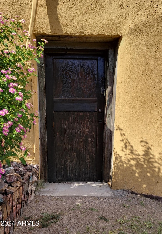 225 N Lobb Ave, Superior, AZ 85173 - exterior details featuring stucco siding
