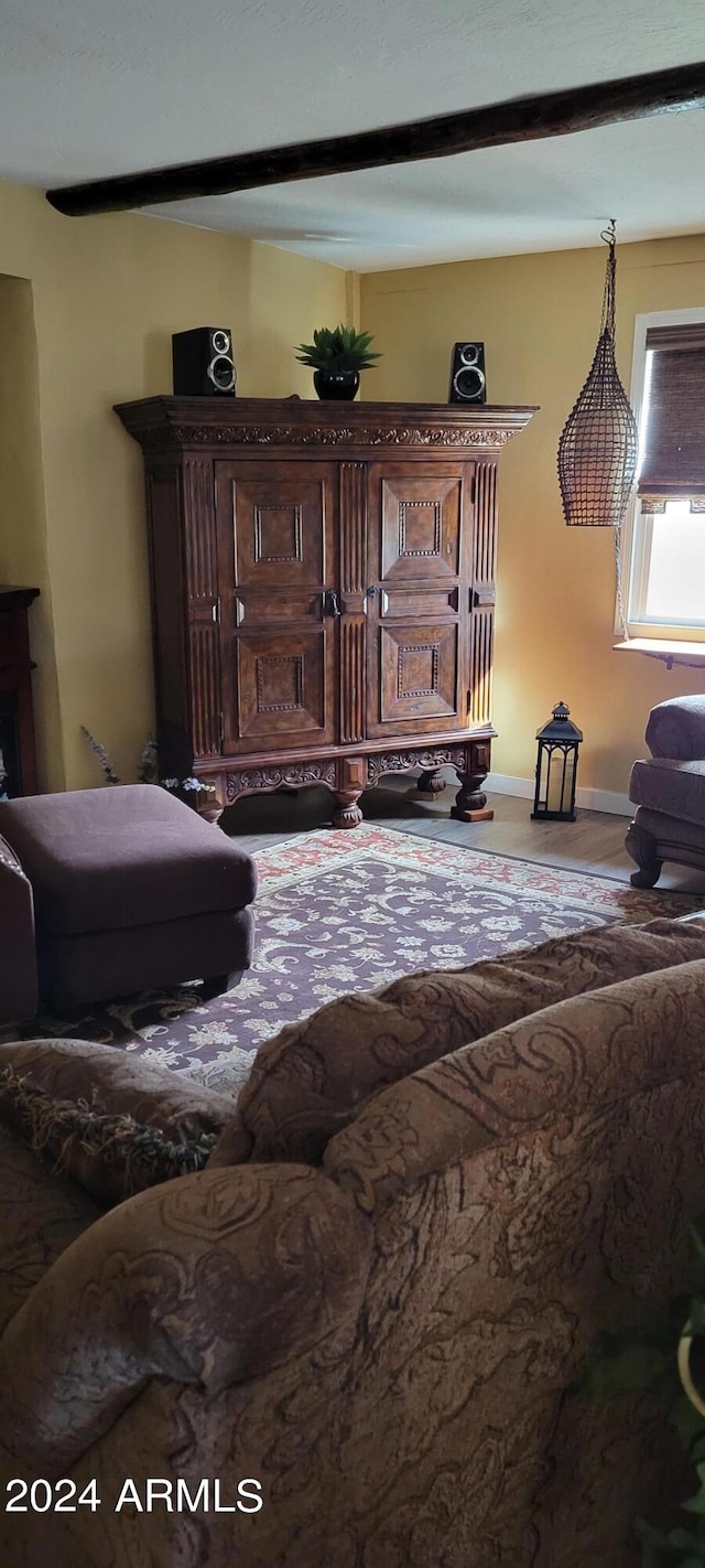 225 N Lobb Ave, Superior, AZ 85173 - interior space featuring baseboards and wood finished floors