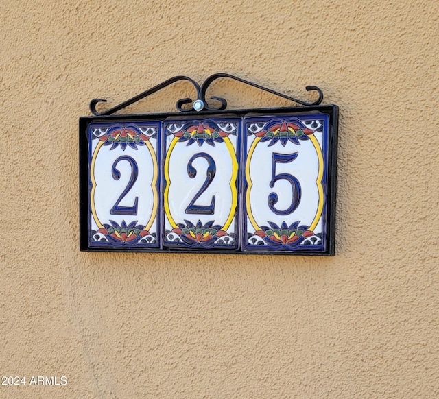225 N Lobb Ave, Superior, AZ 85173 - details featuring stucco siding