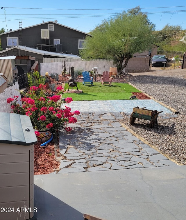 exterior space with a patio area