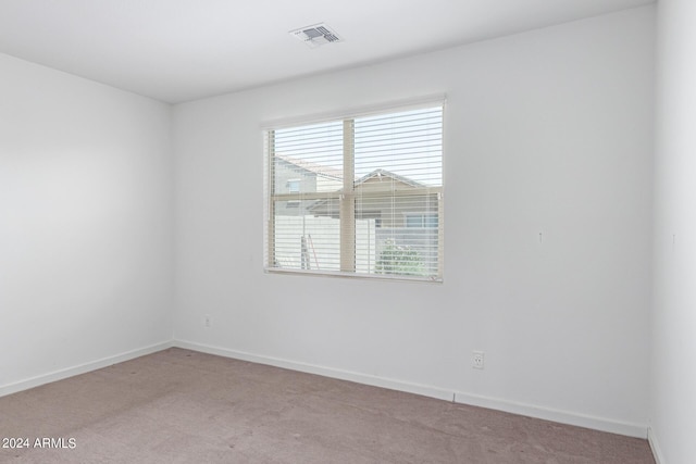 carpeted spare room with plenty of natural light