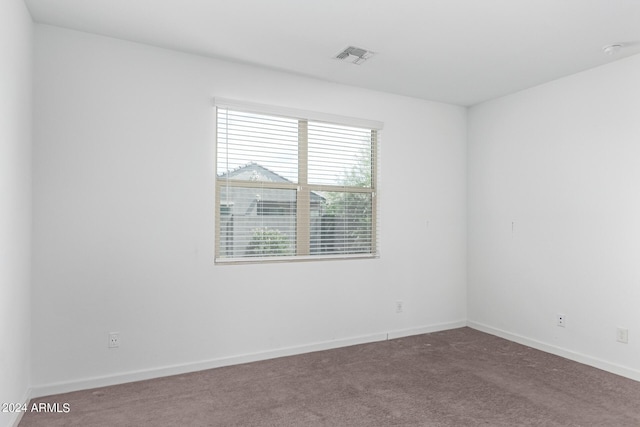 spare room with carpet floors