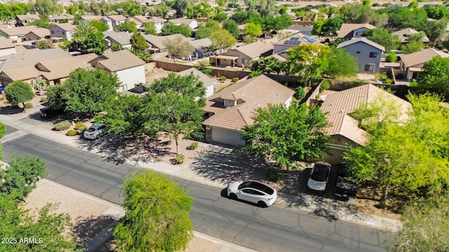 aerial perspective of suburban area