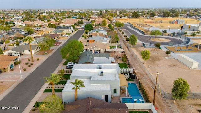 birds eye view of property featuring a residential view