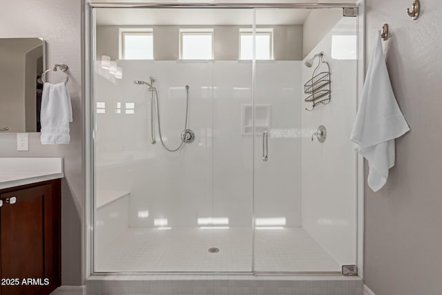 1036 W Siebold Tree Ave, Queen Creek, AZ 85140 - bathroom with a shower stall and vanity