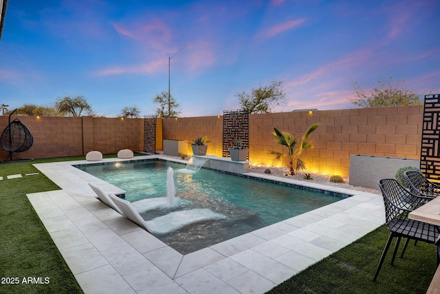 738 W Kingman Dr, Casa Grande, AZ 85122 - view of swimming pool with a fenced backyard