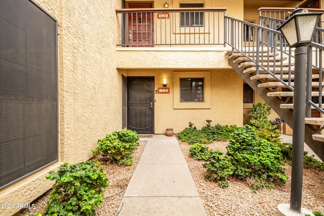 view of entrance to property