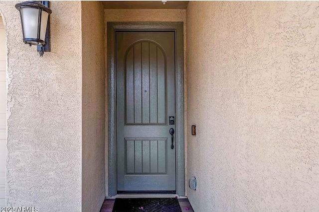 32047 N 125th Ave, Peoria, AZ 85383 - property entrance featuring stucco siding