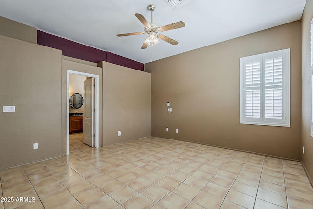 1391 W Windhaven Ave, Gilbert, AZ 85233 - unfurnished bedroom featuring a ceiling fan