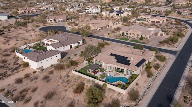 birds eye view of property featuring a residential view