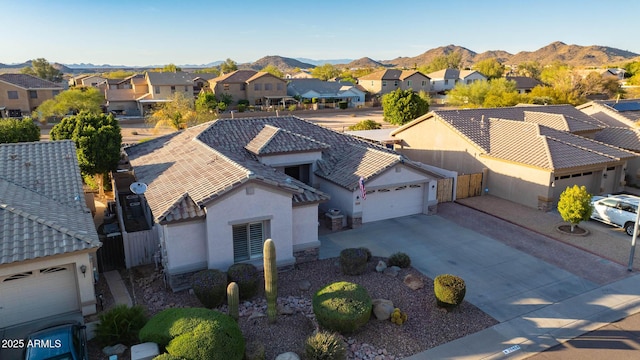 25454 N 73rd Ave, Peoria, AZ 85383 - bird's eye view with a residential view and a mountain view
