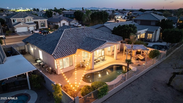 25454 N 73rd Ave, Peoria, AZ 85383 - birds eye view of property featuring a residential view
