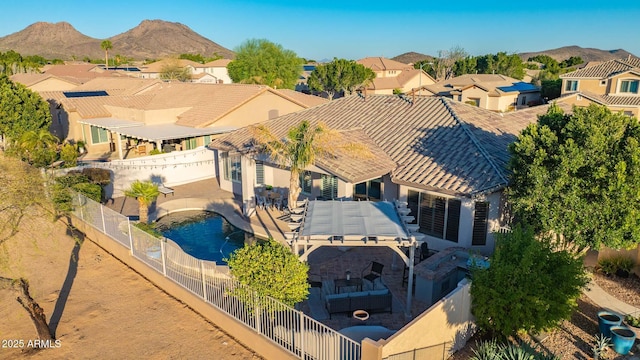 25454 N 73rd Ave, Peoria, AZ 85383 - birds eye view of property featuring a residential view and a mountain view