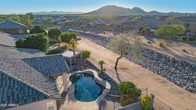 25454 N 73rd Ave, Peoria, AZ 85383 - birds eye view of property featuring a residential view and a mountain view