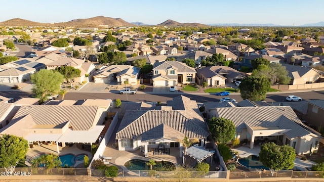 25454 N 73rd Ave, Peoria, AZ 85383 - birds eye view of property featuring a residential view and a mountain view
