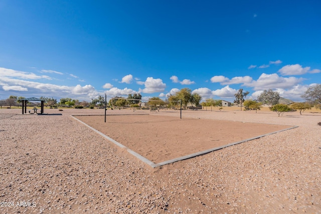 view of community with volleyball court