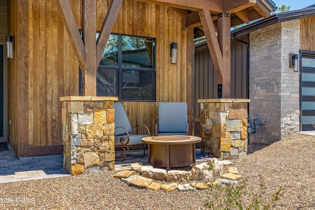 2582 S Cottonrose Ln, Flagstaff, AZ 86001 - property entrance with stone siding