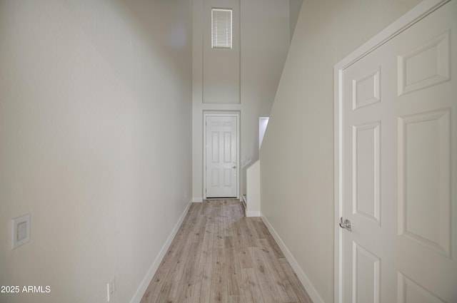 615 E Portland St Unit 261, Phoenix, AZ 85004 - hall with light wood-type flooring and baseboards