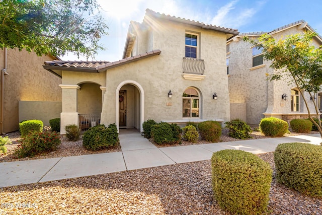 3910 E Turley St, Gilbert, AZ 85295 - mediterranean / spanish-style house with stucco siding and a tiled roof