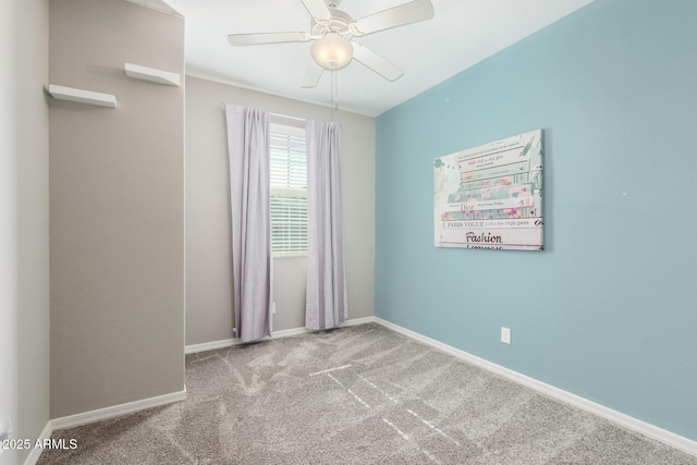 3910 E Turley St, Gilbert, AZ 85295 - carpeted spare room with ceiling fan and baseboards