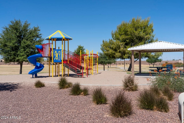 view of jungle gym