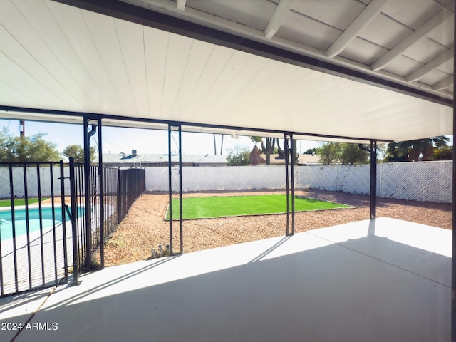 1737 N Trevor Dr, Mesa, AZ 85201 - view of patio / terrace with a fenced backyard