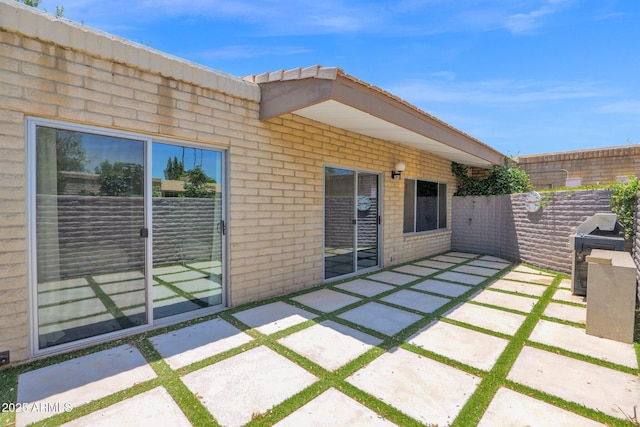 4800 N 68th St Unit 101, Scottsdale, AZ 85251 - view of patio with grilling area