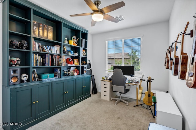 6145 S Adelle, Mesa, AZ 85212 - office space featuring a ceiling fan and light colored carpet