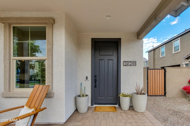 view of property entrance