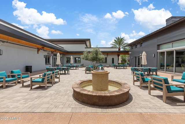 view of patio / terrace featuring outdoor dining space