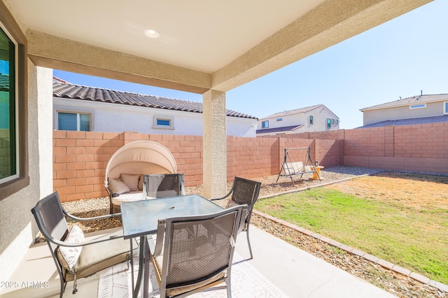 view of patio