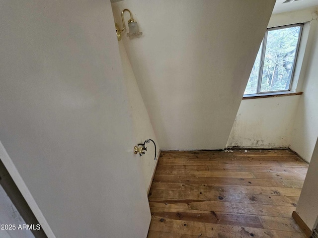 interior space featuring hardwood / wood-style floors