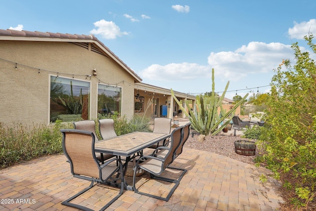 view of patio / terrace with outdoor dining space