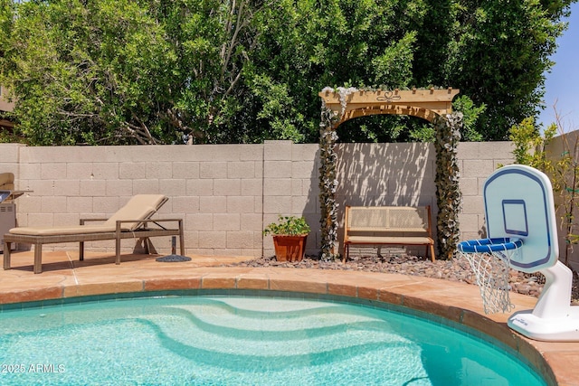 4313 E Briarwood Ter, Phoenix, AZ 85048 - view of swimming pool featuring a patio area