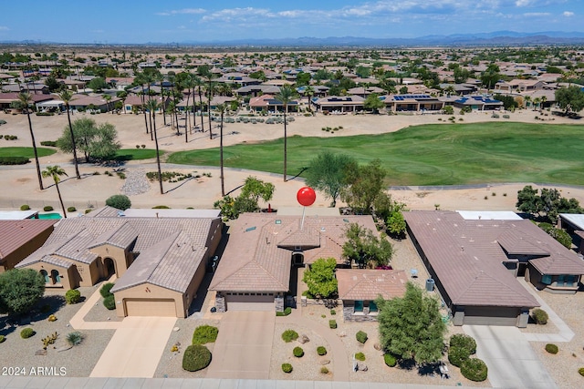 drone / aerial view featuring a residential view