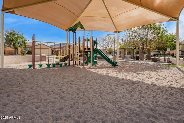 view of communal playground