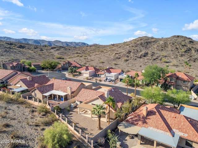 15232 S 36th Pl, Phoenix, AZ 85044 - aerial perspective of suburban area featuring mountains