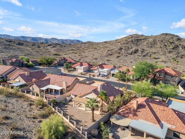 15232 S 36th Pl, Phoenix, AZ 85044 - aerial perspective of suburban area with mountains