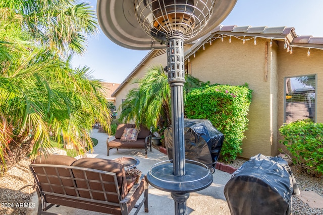 view of patio / terrace with grilling area