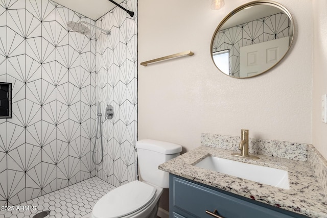 2914 W Marlette Ave, Phoenix, AZ 85017 - full bath with toilet, a stall shower, and vanity