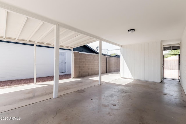 2914 W Marlette Ave, Phoenix, AZ 85017 - view of patio / terrace with fence and a carport